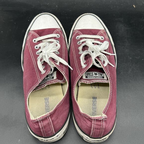 Converse All Star Low Top Red Sneakers Mens Size 11 Womens Size 13 139794F - Picture 5 of 7